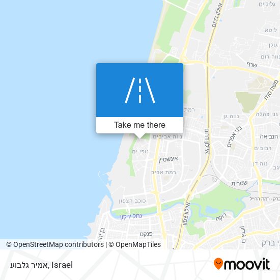 אמיר גלבוע map