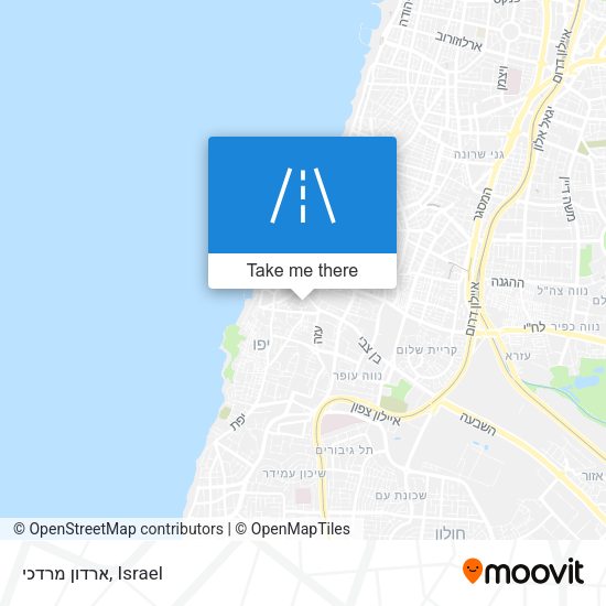 ארדון מרדכי map