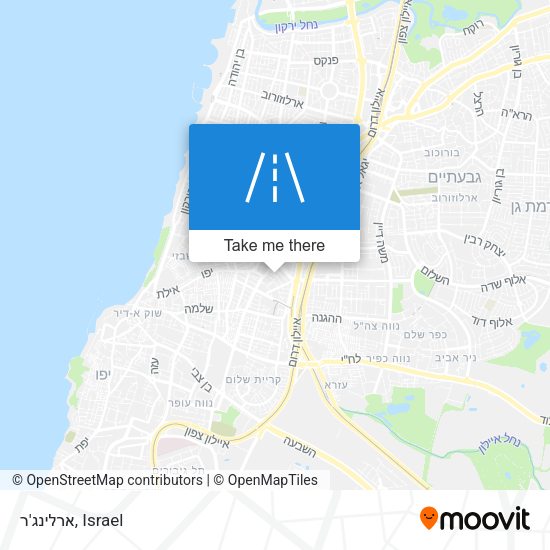 ארלינג'ר map