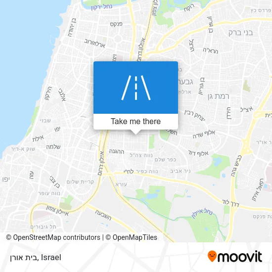 Карта בית אורן