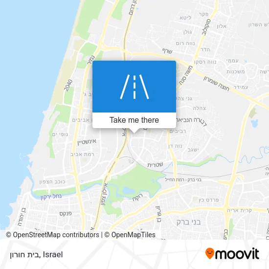Карта בית חורון