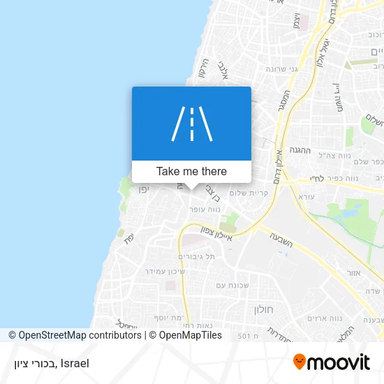 Карта בכורי ציון