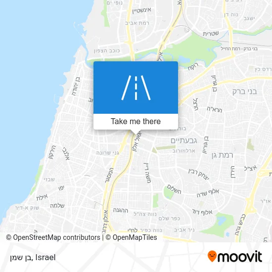 Карта בן שמן