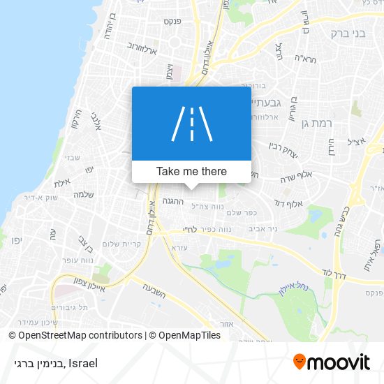 בנימין ברגי map