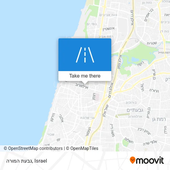 Карта גבעת המורה