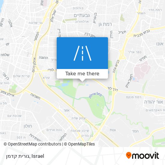 גורית קדמן map