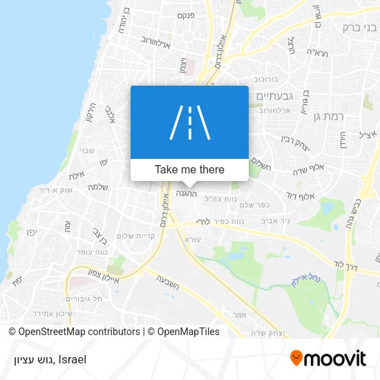 Карта גוש עציון