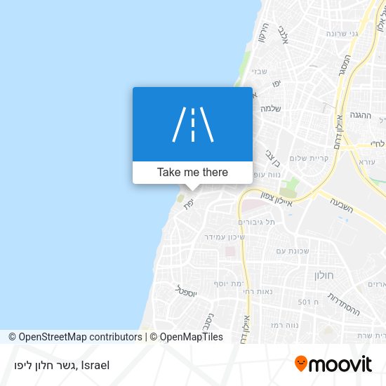 גשר חלון ליפו map