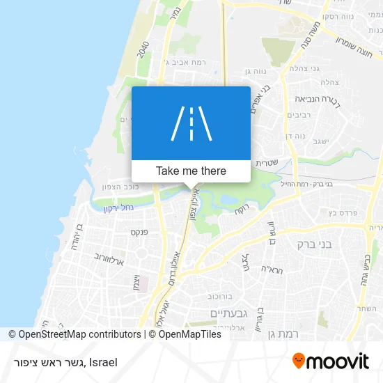 Карта גשר ראש ציפור