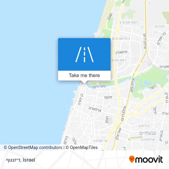 Карта דיזנגוף