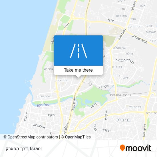 דרך הפארק map