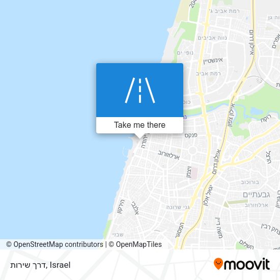 דרך שירות map