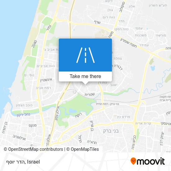 Карта הדר יוסף