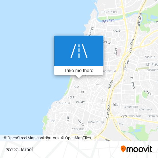 הכרמל map