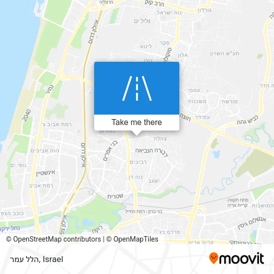 Карта הלל עמר