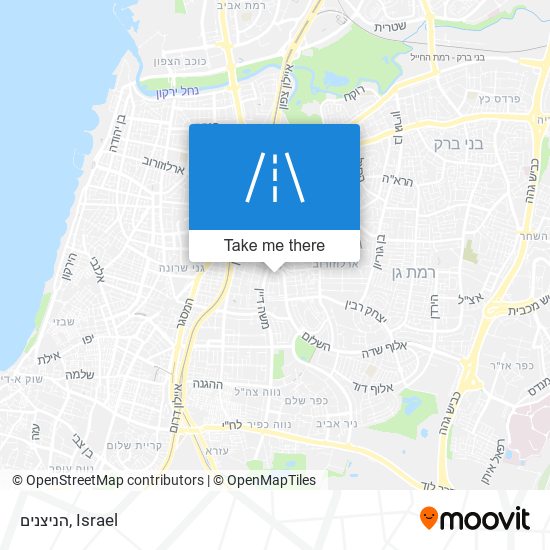 הניצנים map