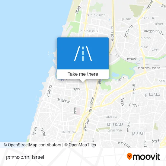 Карта הרב פרידמן