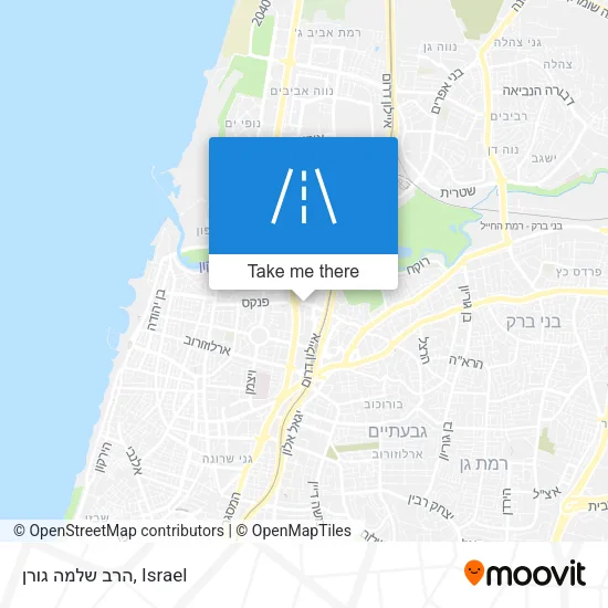 Карта הרב שלמה גורן