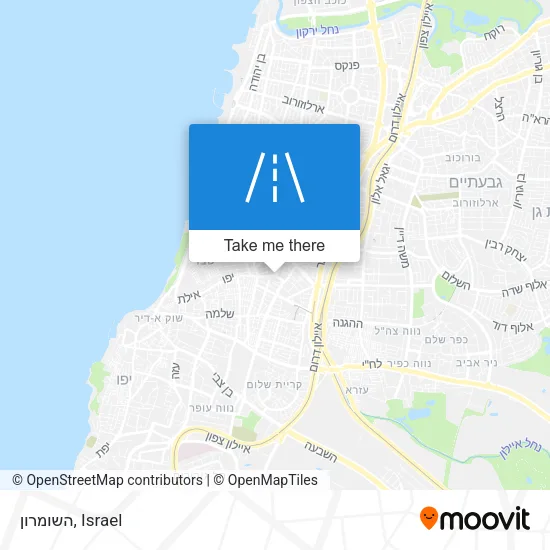 Карта השומרון