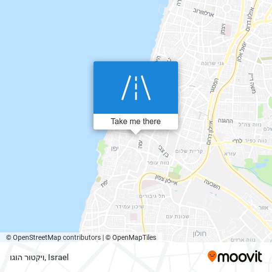 ויקטור הוגו map