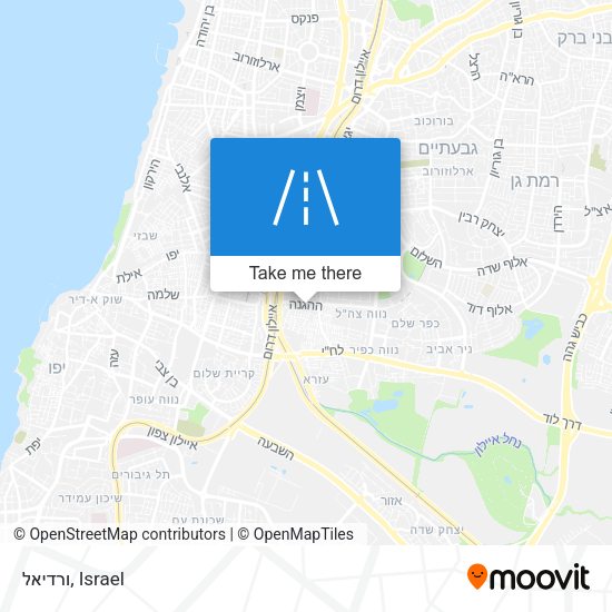 ורדיאל map