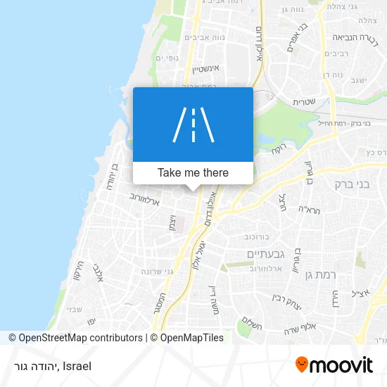 Карта יהודה גור