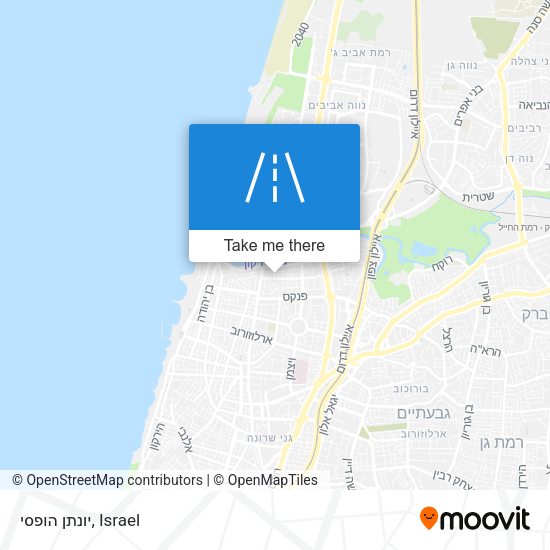 יונתן הופסי map