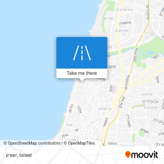 ישורון map