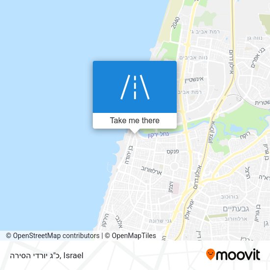 כ"ג יורדי הסירה map