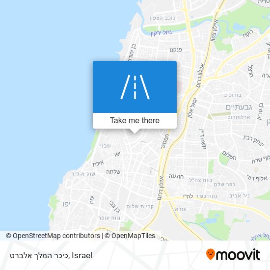 כיכר המלך אלברט map