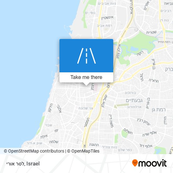 לסר אורי map