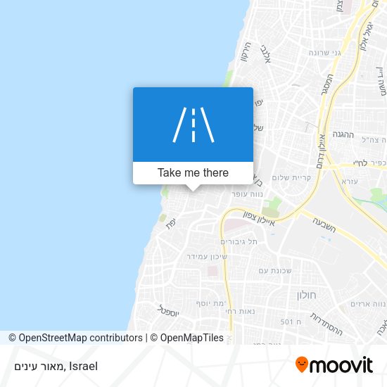 מאור עינים map