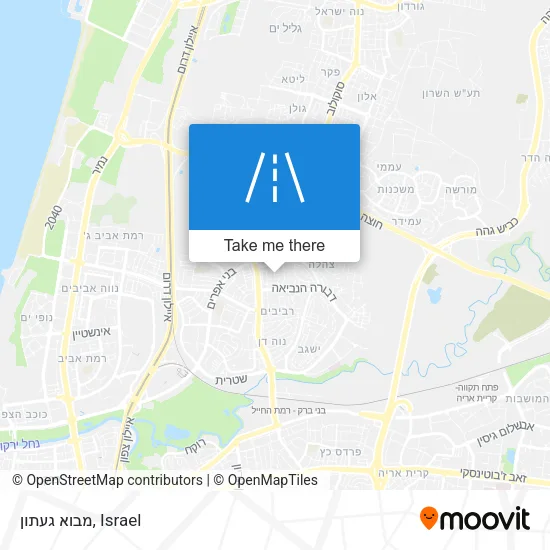 Карта מבוא געתון