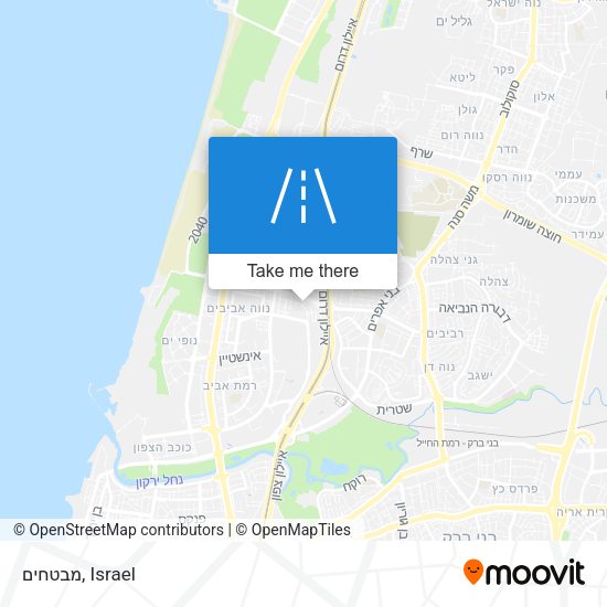 מבטחים map