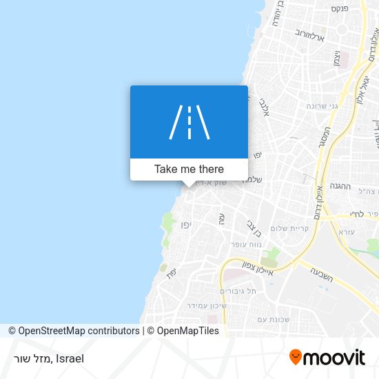 מזל שור map
