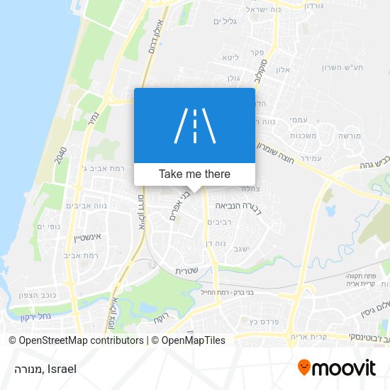 Карта מנורה