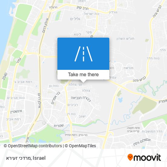 מרדכי זעירא map