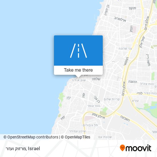 מרזוק ועזר map