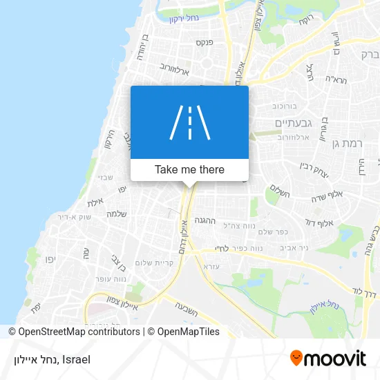Карта נחל איילון