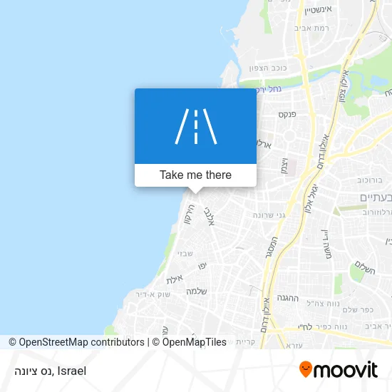 Карта נס ציונה