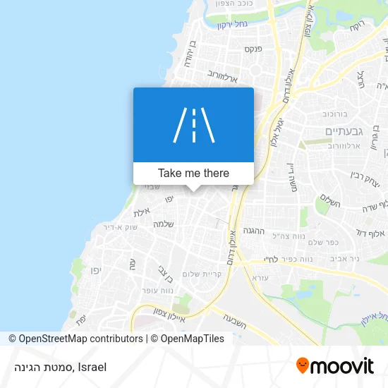 Карта סמטת הגינה