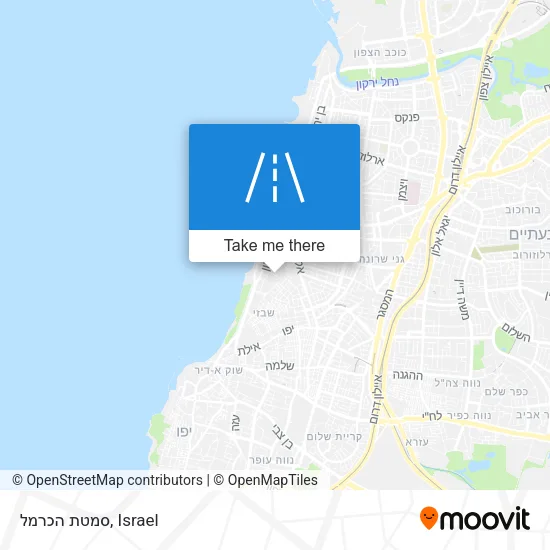 Карта סמטת הכרמל