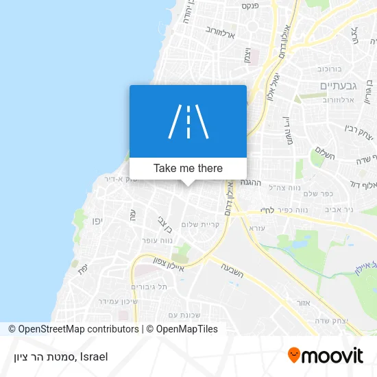 Карта סמטת הר ציון