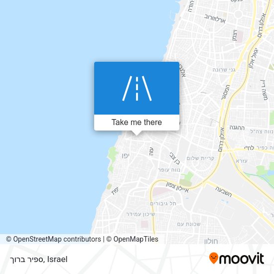 ספיר ברוך map