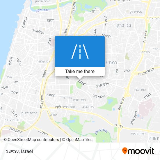עמישב map