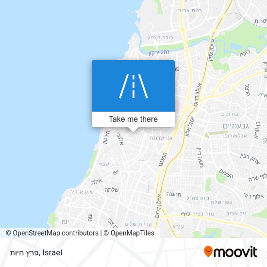 פרץ חיות map