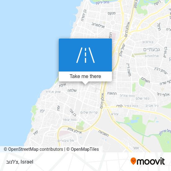צ'לנוב map