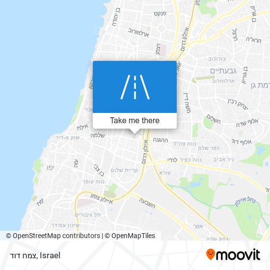 צמח דוד map