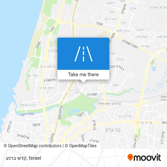 Карта קדש ברנע