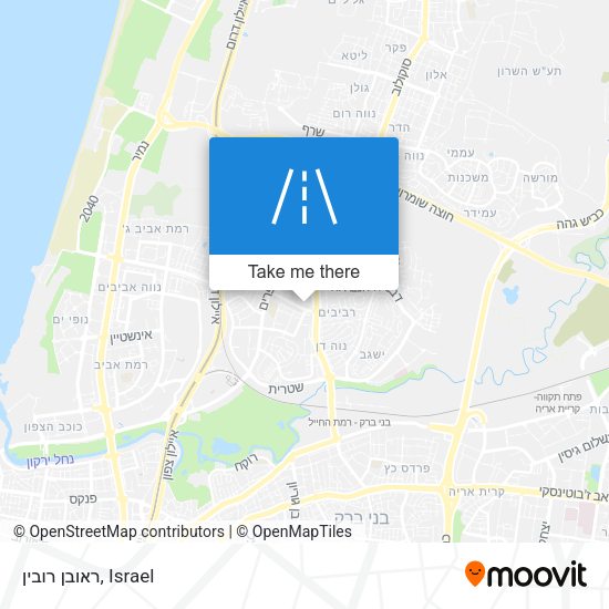 ראובן רובין map